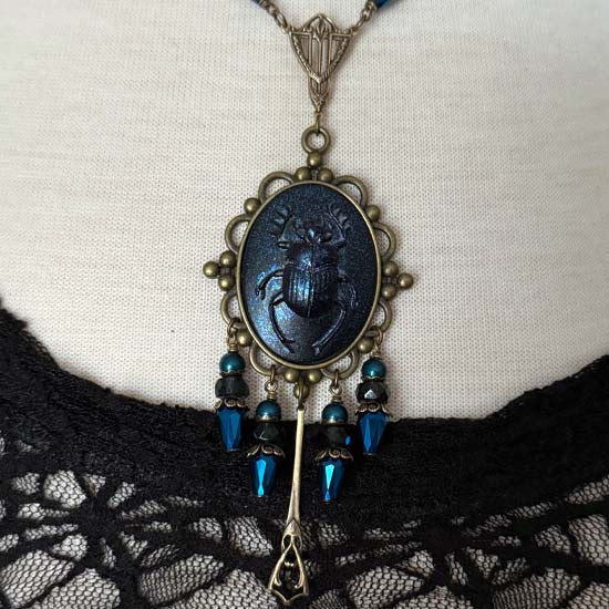 SCARAB BEETLE Necklace