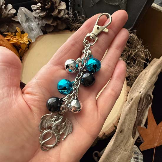 GARB CHARM - Slay - blue/silver/black