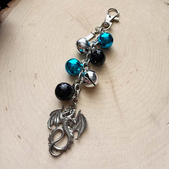 GARB CHARM - Slay - blue/silver/black