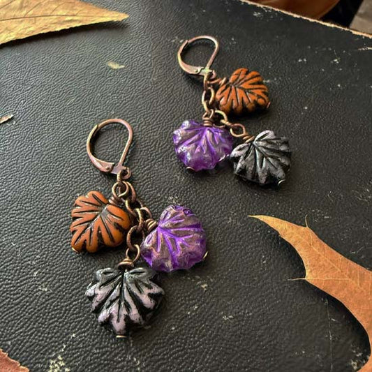 SLEEPY HOLLOW Earrings - antique copper