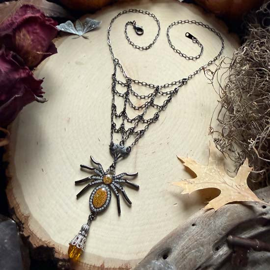 THE SPIDER'S WEB Necklace