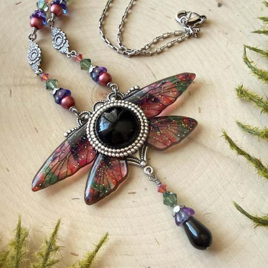 Magical Wings Necklace - Tie Dye Fey