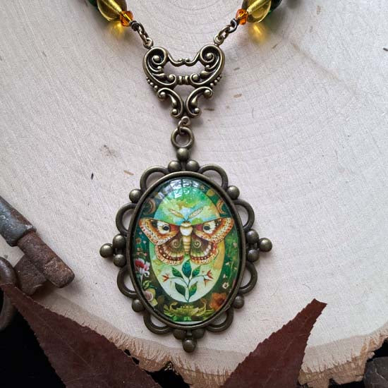 VINTAGE MOTH Necklace