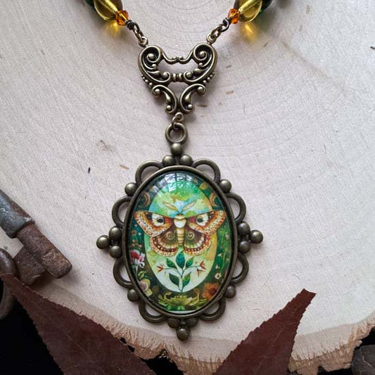 VINTAGE MOTH Necklace