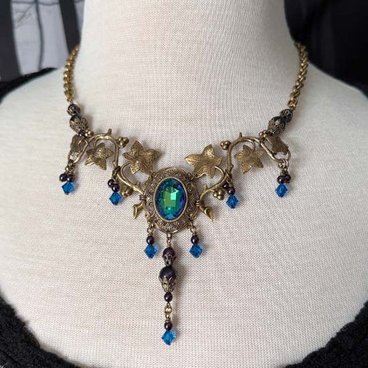 WATER SPRITE Necklace - antique brass