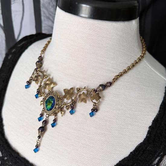 WATER SPRITE Necklace - antique brass