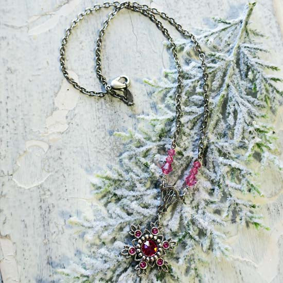 Flurries Collection - Winter Sunset Necklace  *Limited Edition*