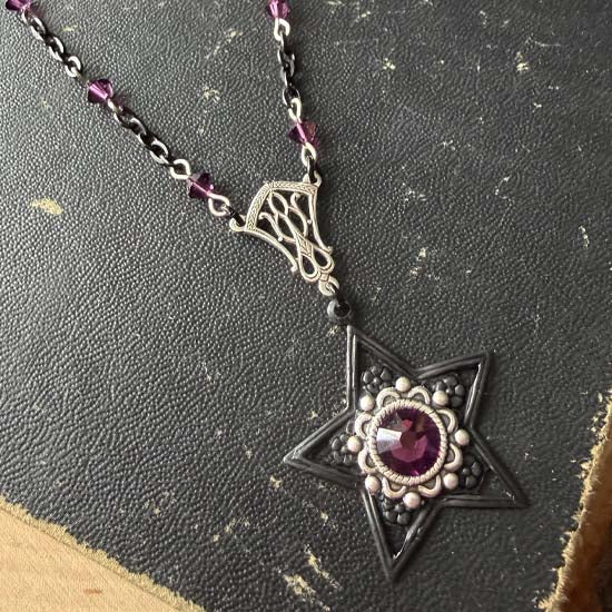 STAR WITCH Necklace - black