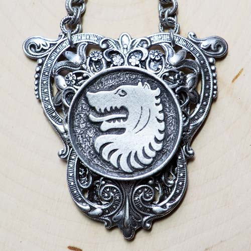 Wolf Shield Necklace