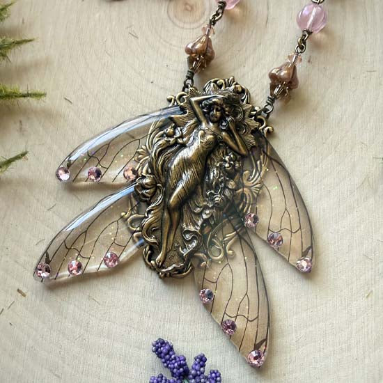 Magical Wings Necklace - Zorya, Goddess of Dawn