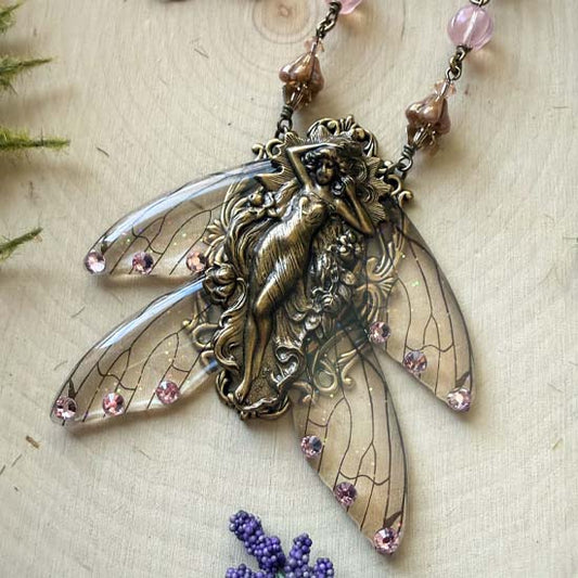 Magical Wings Necklace - Zorya, Goddess of Dawn