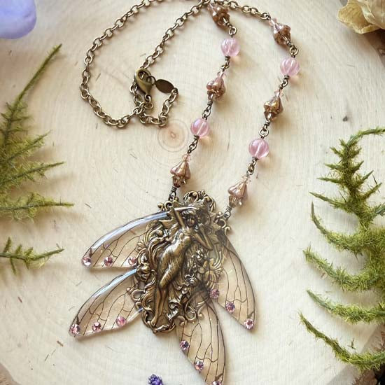 Magical Wings Necklace - Zorya, Goddess of Dawn