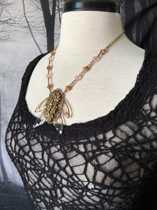 Magical Wings Necklace - Zorya, Goddess of Dawn