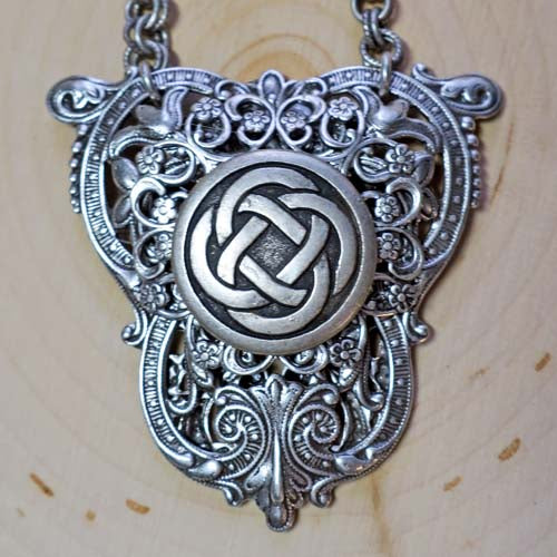 Celtic Knot Shield Necklace